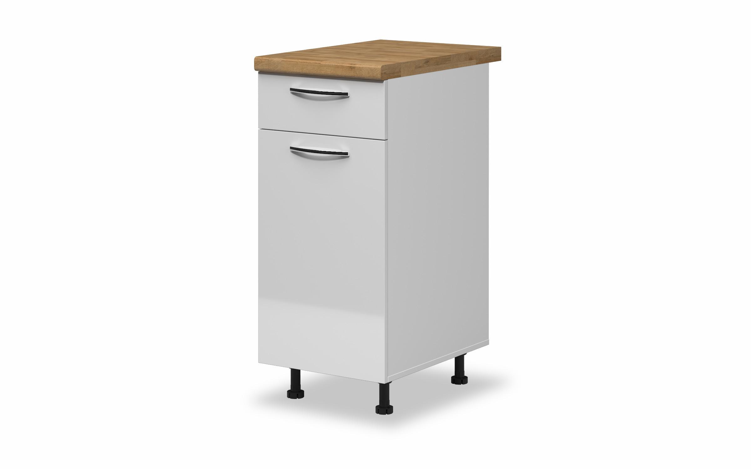 Kitchen cabinet Dakota 11, white gloss  1